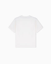 T-shirt bianca a maniche corte EA7 EMPORIO ARMANI in cotone, vista posteriore, proposta da Scugnizzi 0-16