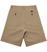 Pantaloncini Bermuda Scugnizzi 0-16 Vans color sabbia con cuciture a contrasto e tasche posteriori