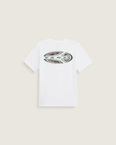 T-shirt bianca a maniche corte Scugnizzi 0-16 Vans con logo grafico stampato sul retro in stile skate