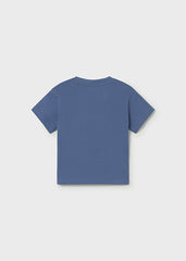 Mayoral T-shirt a manica corta animali bambino baby cobalto – vista 2