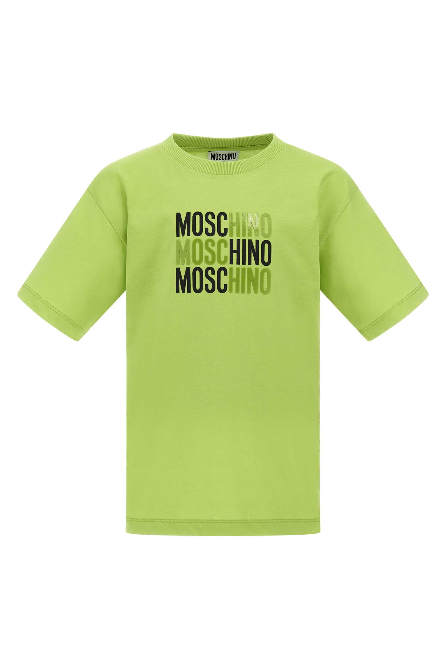Moschino maglia bambino unisex in cotone verde