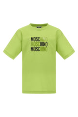 Moschino maglia bambino unisex in cotone verde