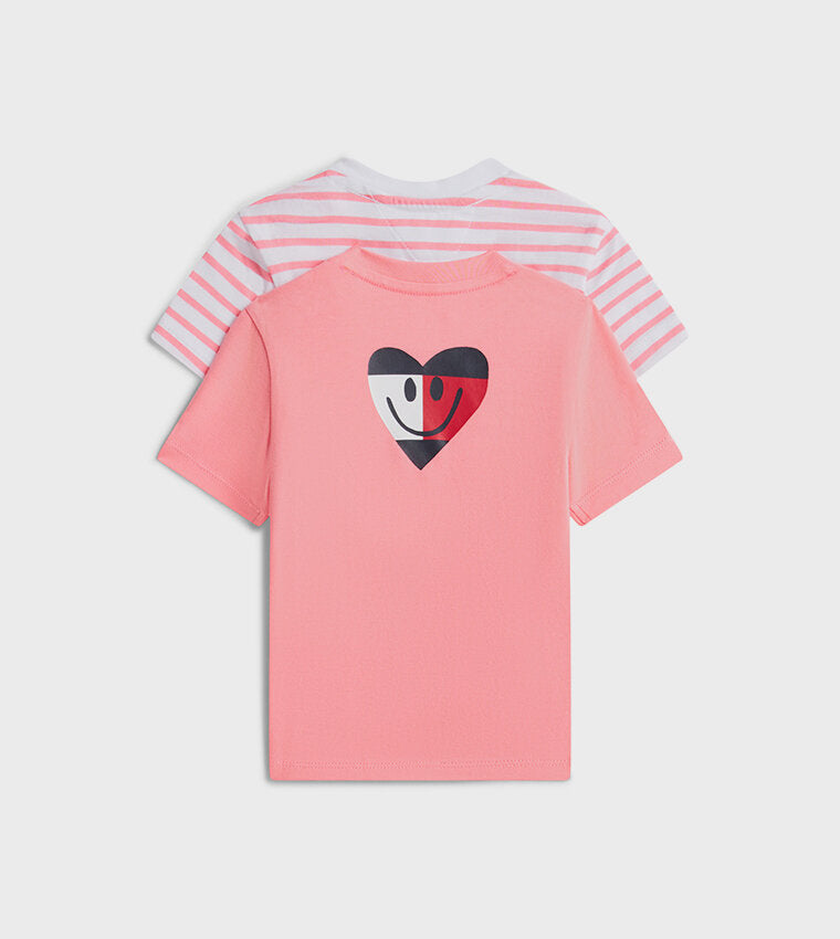 Tommy Hilfiger T-shirt baby unisex in cotone blu - vista alternativa 3