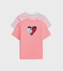 Tommy Hilfiger T-shirt baby unisex in cotone blu - vista alternativa 3