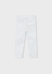 Mayoral Pantaloni chino bambino panna – vista 4