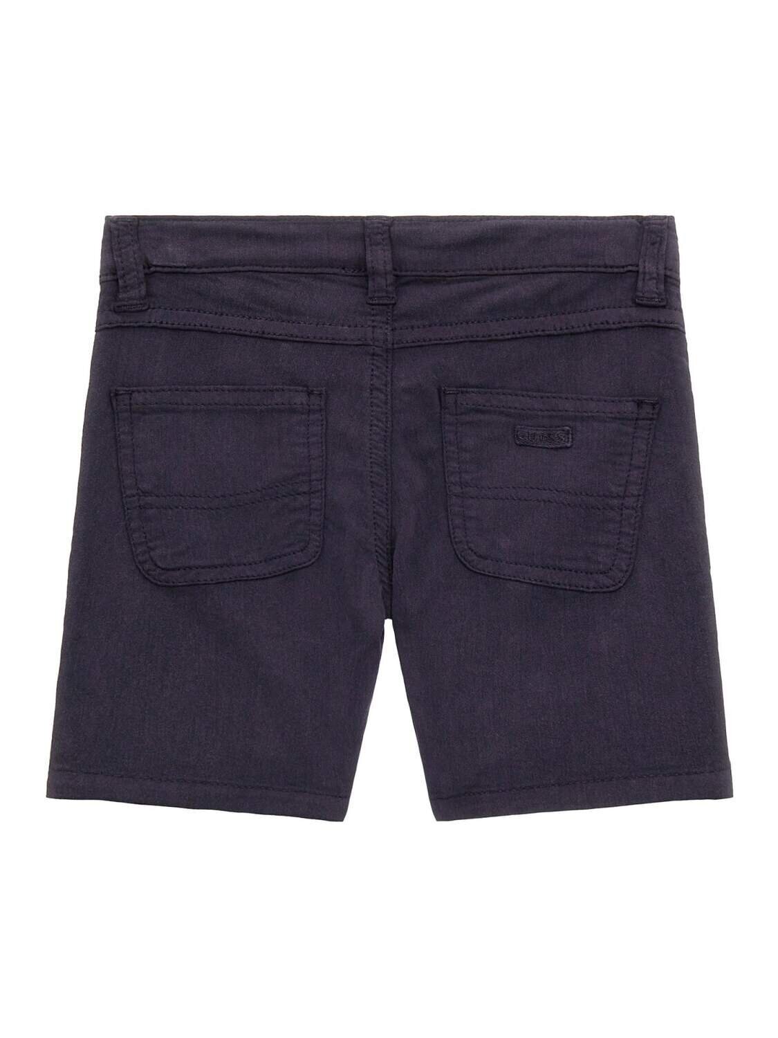 Guess Kids Shorts worker in gabardine tinti in capo bambino baby blu – vista 2