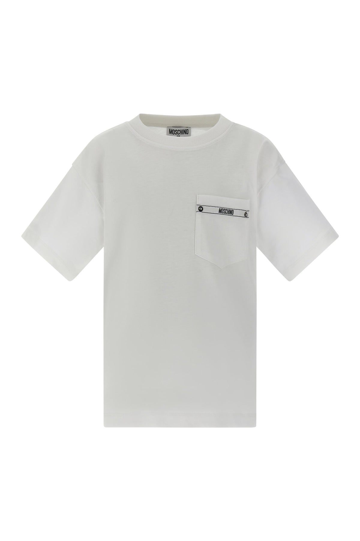 Moschino maglia bambino in cotone bianco