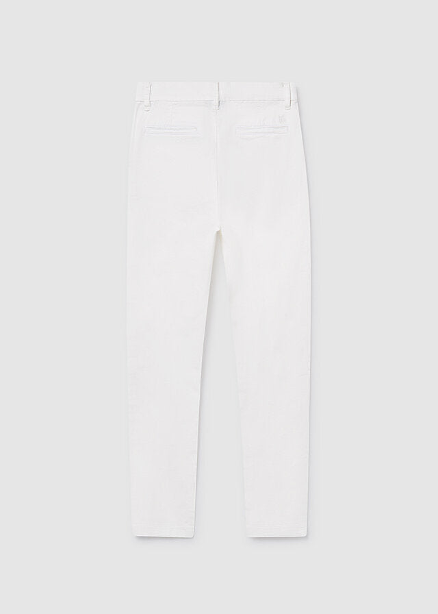 Mayoral Pantaloni chino ragazzo panna – vista 3