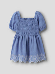 Name It abito bambina in cotone viola - vista alternativa 2