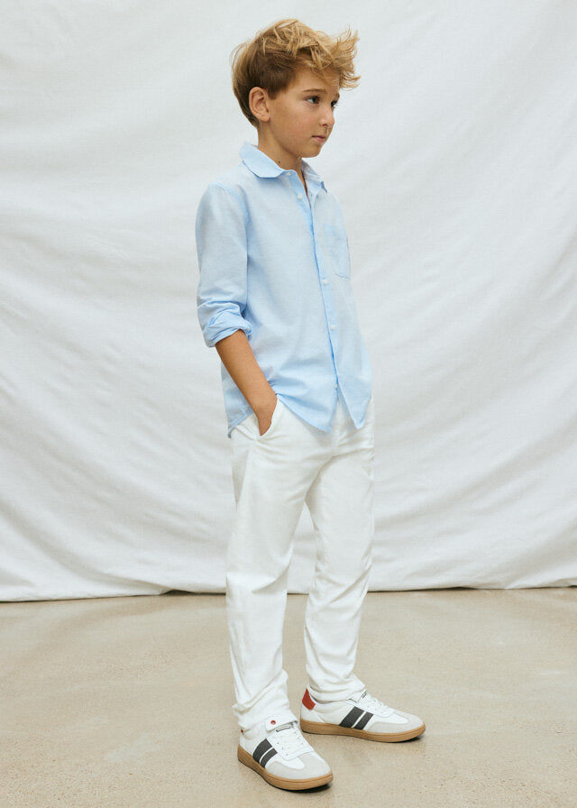 Mayoral Pantaloni chino ragazzo panna