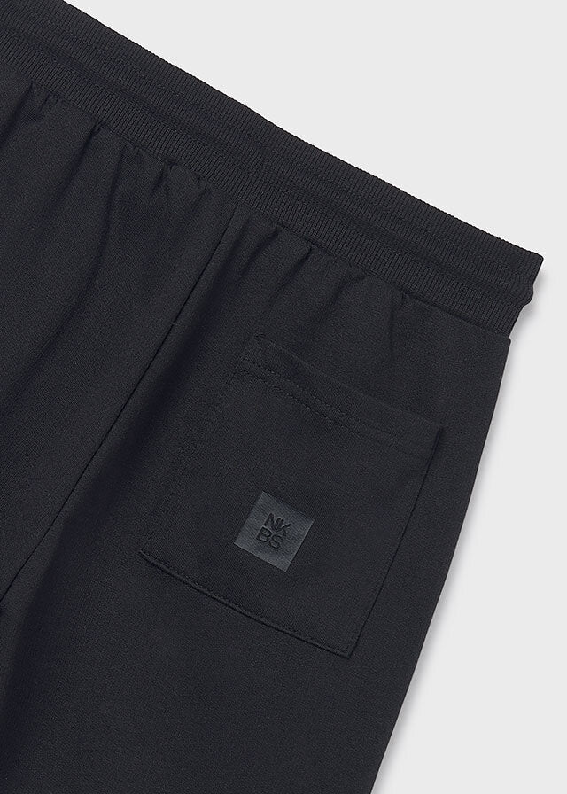 Mayoral Shorts felpa ragazzo nero – vista 3