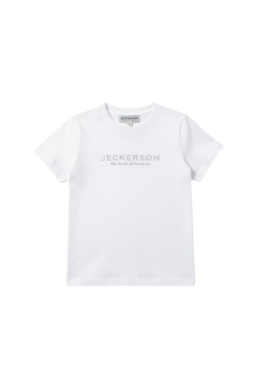 Jeckerson T-shirt bambino beige chiaro modello JB5692TS26 - vista alternativa 2