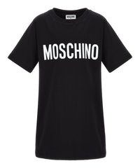 Moschino abito bambina in cotone nero modello HDV0I1LBA10