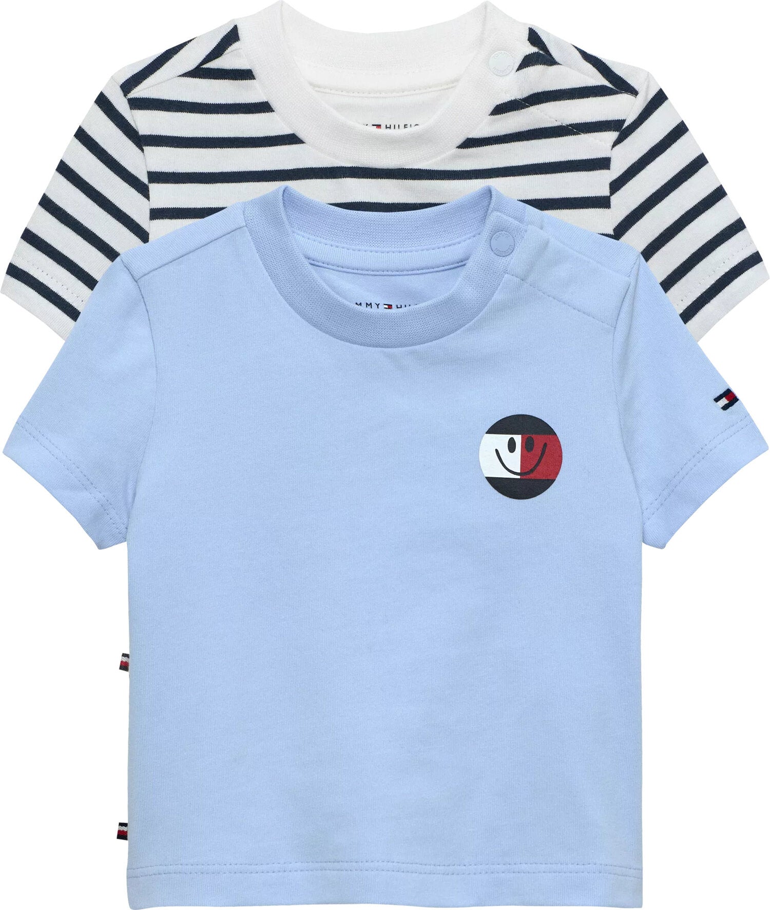 Tommy Hilfiger T-shirt baby unisex in cotone blu
