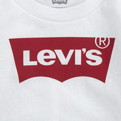 Levi's T-shirt neonato con logo Batwing bianco - vista alternativa 4