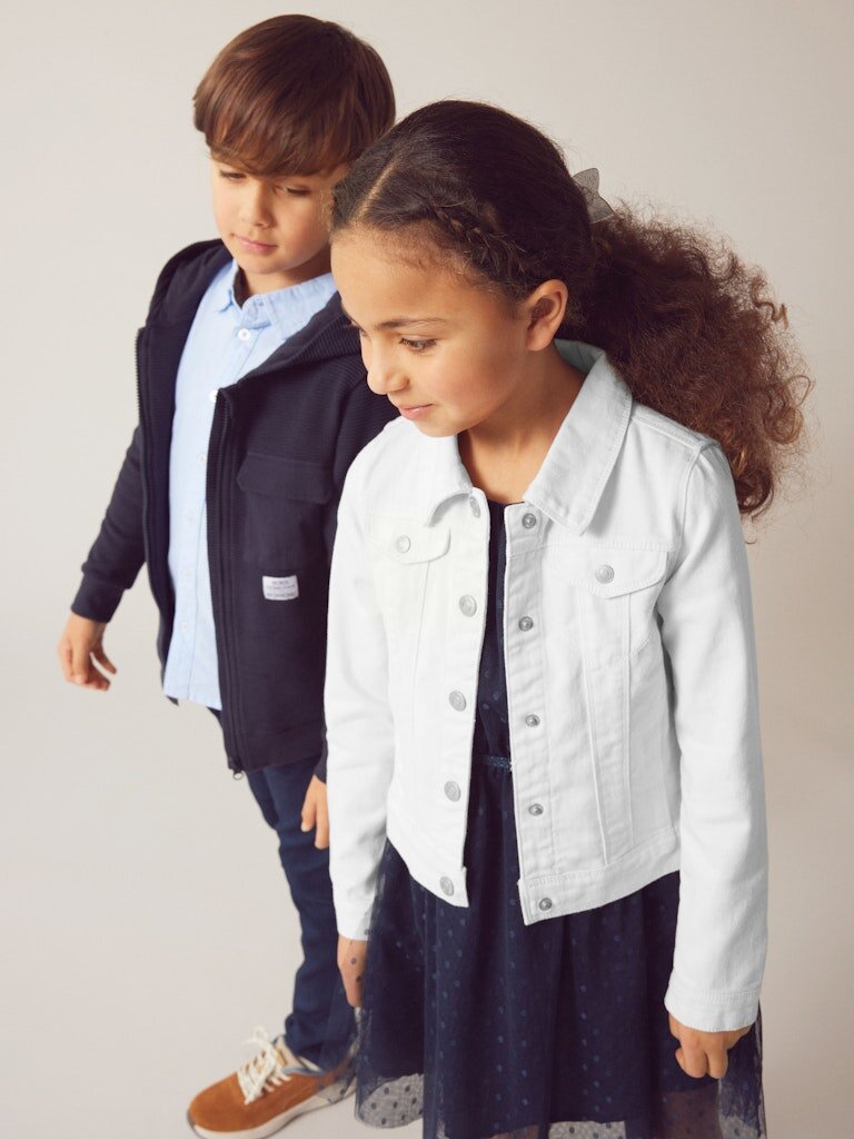 Name It giubbino ragazza in cotone bianco - vista alternativa 6