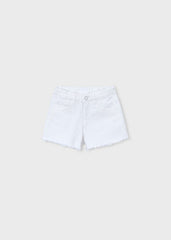 Mayoral Shorts twill bambina bianco – vista 3