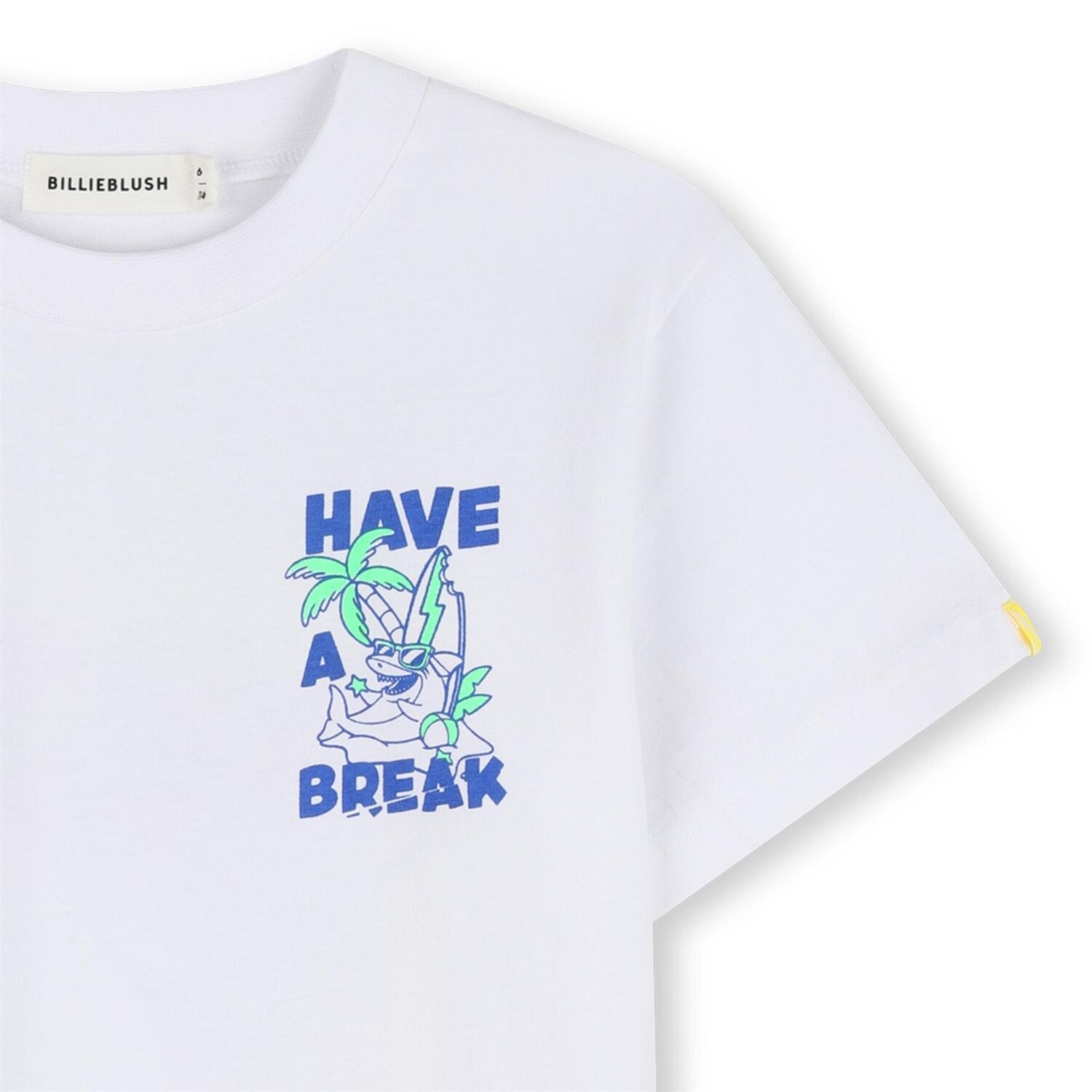 Billieblush T-shirt bambina a manica corta bianco modello U21705 - vista alternativa 3