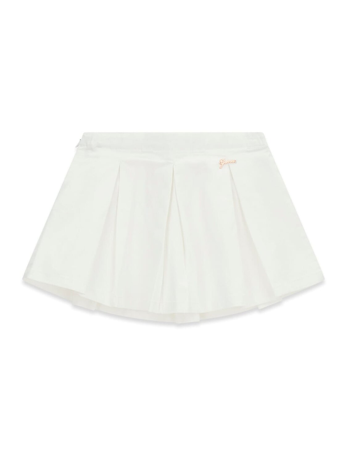 Guess Kids Gonna twill stretch bambina bianco – vista 2