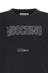 Moschino abito bambina in cotone nero modello HDV0HYLDA25 - vista alternativa 2