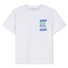 Billieblush T-shirt bambina a manica corta bianco modello U21705