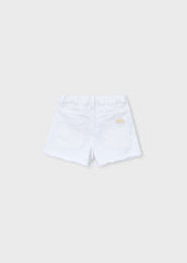 Mayoral Shorts twill bambina bianco – vista 4