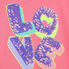 Billieblush T-shirt bambina a manica corta rosa modello U21957 - vista alternativa 4