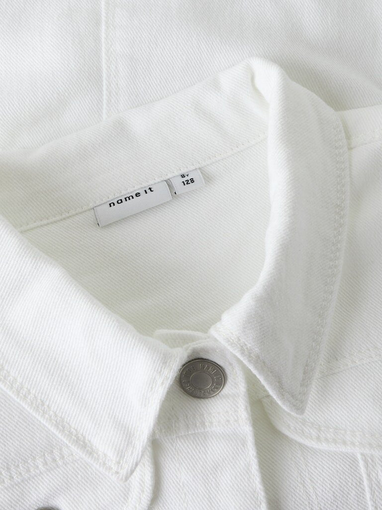 Name It giubbino ragazza in cotone bianco - vista alternativa 2