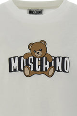 Moschino T-shirt bambino unisex in cotone bianco - vista alternativa 2