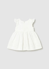 Mayoral Vestito bambina baby ecru 1907-42-4A – vista 4