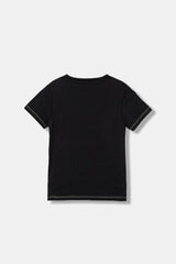 Guess Kids T-shirt a manica corta bambino N6RI02 nero – vista 4