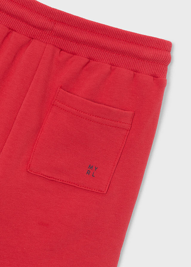 Mayoral Shorts felpa bambino pomodoro – vista 3