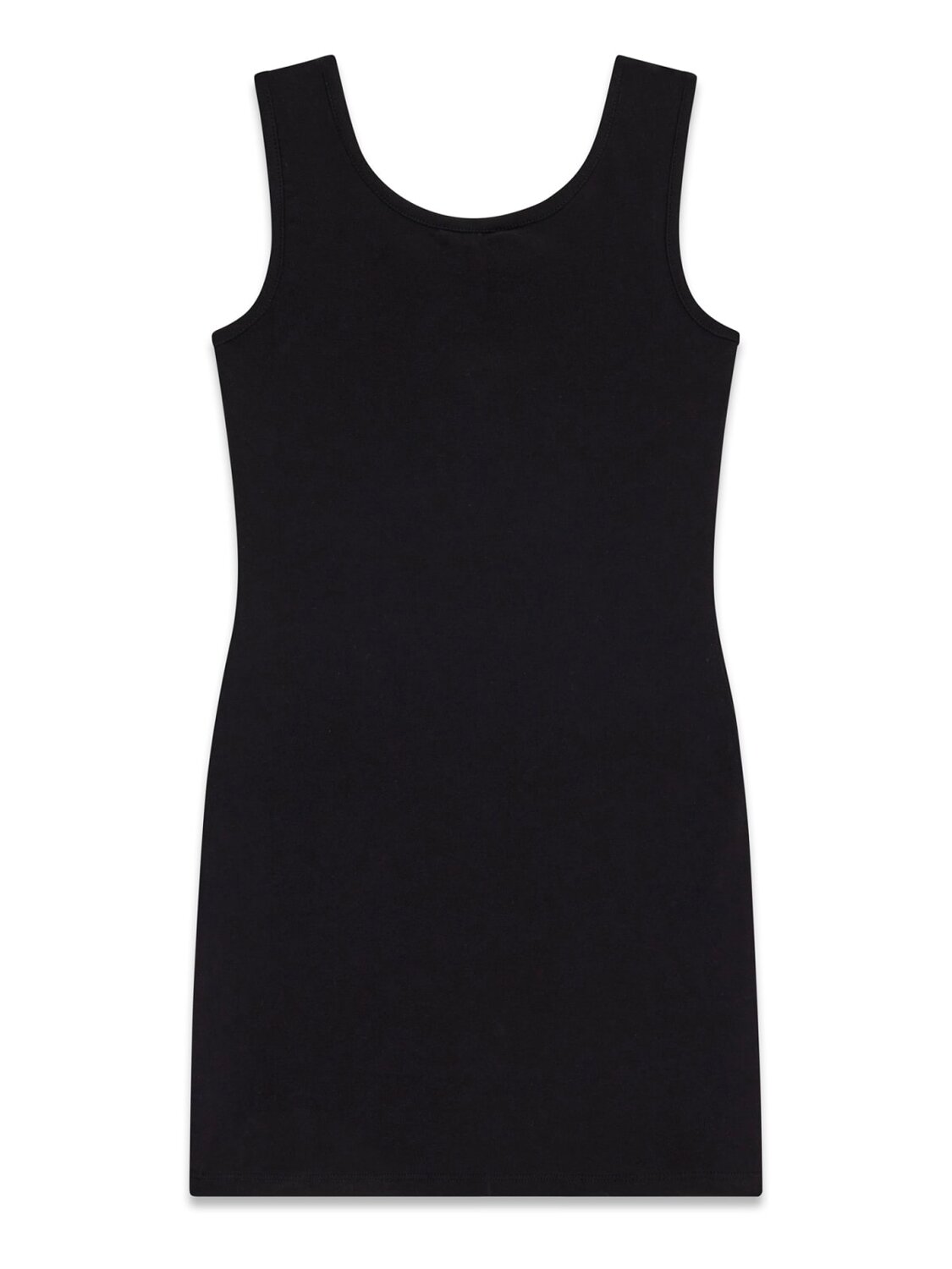 Guess Kids Abito jersey stretch spalla larga ragazzo nero – vista 2