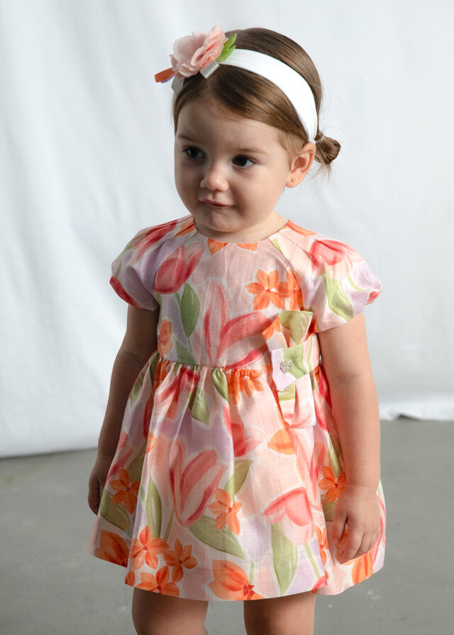 Mayoral Vestito spalline stampa bambina baby blossom – vista 2