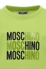 Moschino maglia bambino unisex in cotone verde - vista alternativa 2