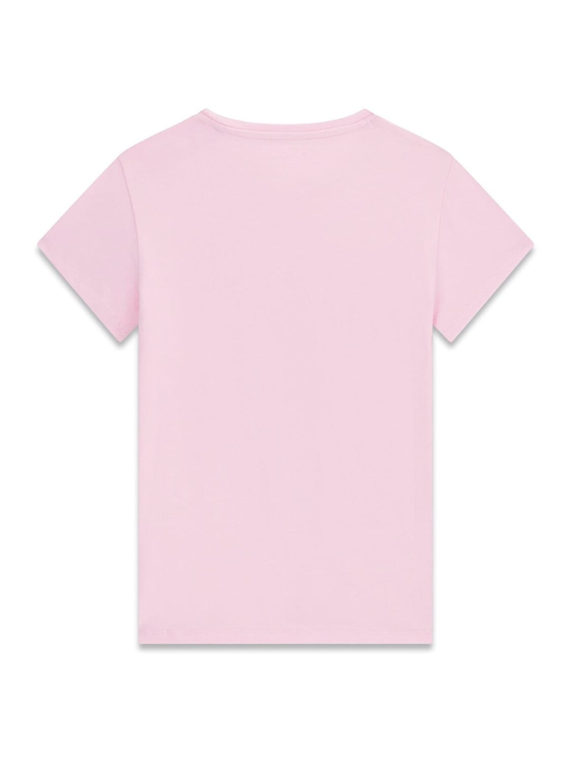 Maglietta a maniche corte rosa pastello in cotone per bambina Scugnizzi 0-16, vista posteriore