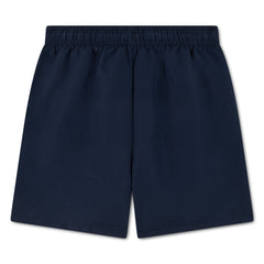 Pantaloncini sportivi blu navy Scugnizzi 0-16 in tessuto tecnico con vita elasticizzata per bambini