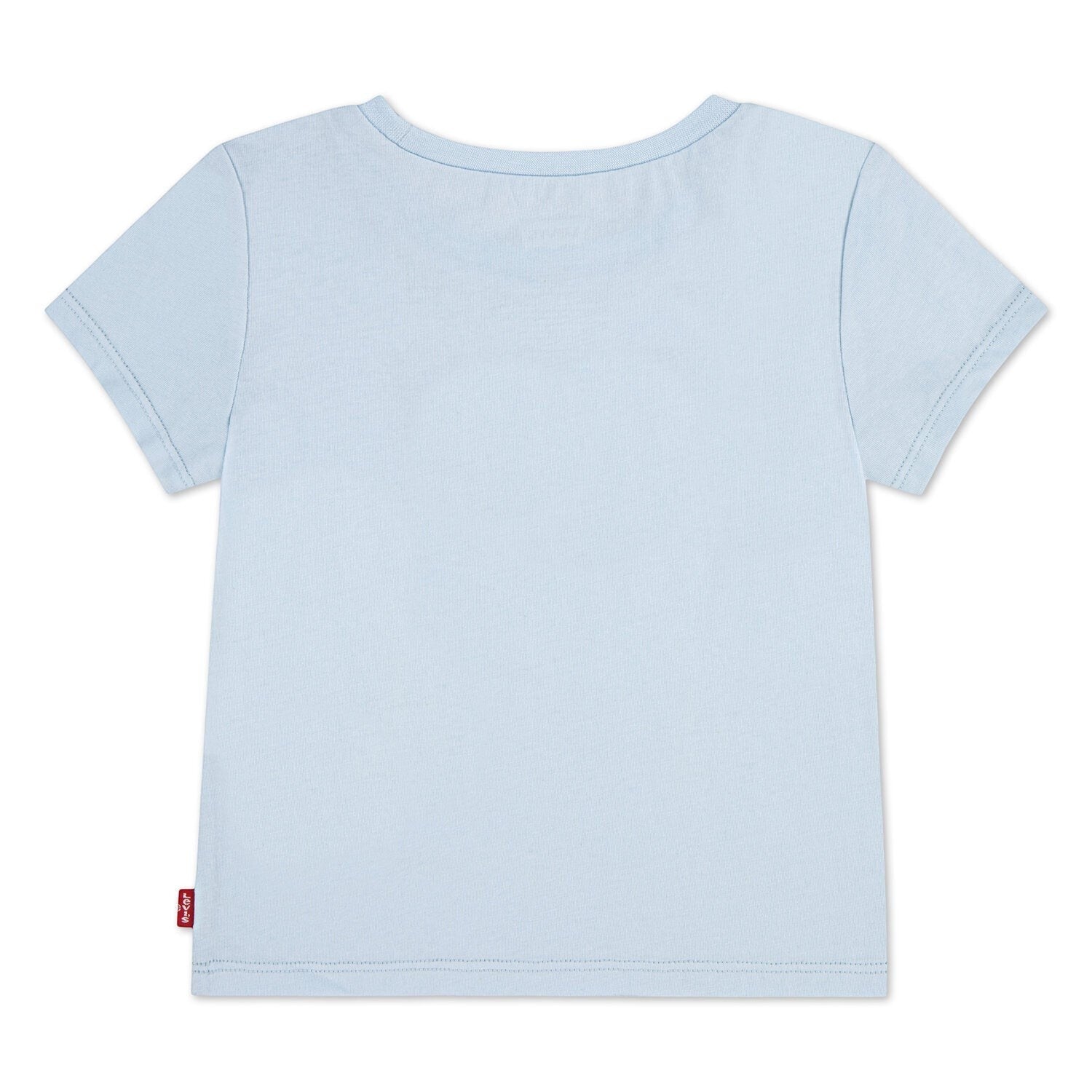 T-shirt a maniche corte azzurro pastello per bambini Scugnizzi 0-16 in morbido cotone con etichetta Levi's sul fianco