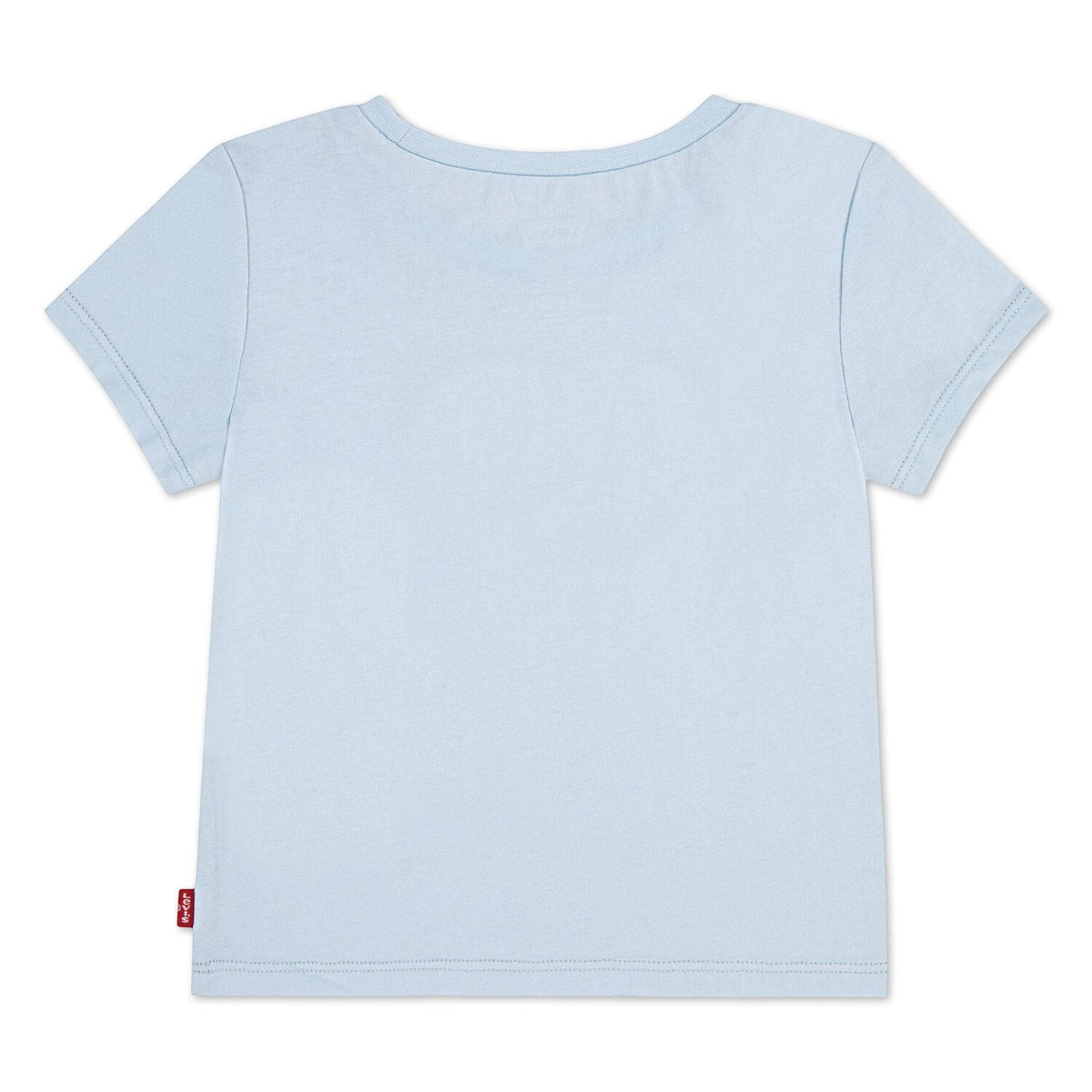 T-shirt a maniche corte azzurro pastello per bambini Scugnizzi 0-16 in morbido cotone con etichetta Levi's sul fianco