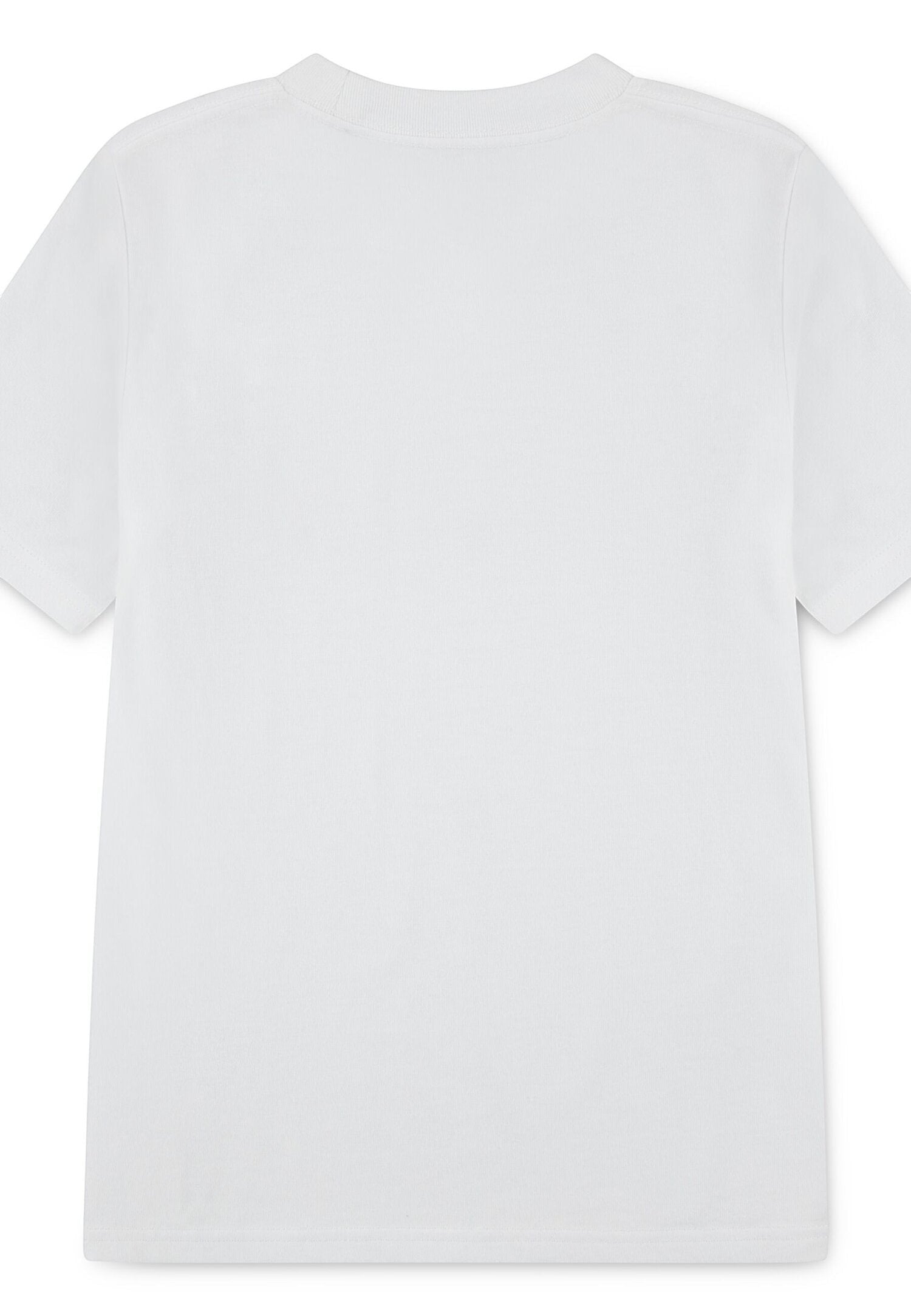 T-shirt casual da bambino Scugnizzi 0-16 in cotone bianco, vista posteriore