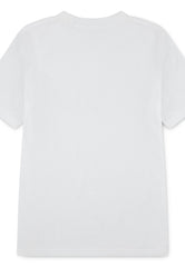 T-shirt casual da bambino Scugnizzi 0-16 in cotone bianco, vista posteriore
