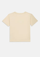 T-shirt a maniche corte Scugnizzi 0-16 Calvin Klein Jeans in cotone beige crema, vista posteriore