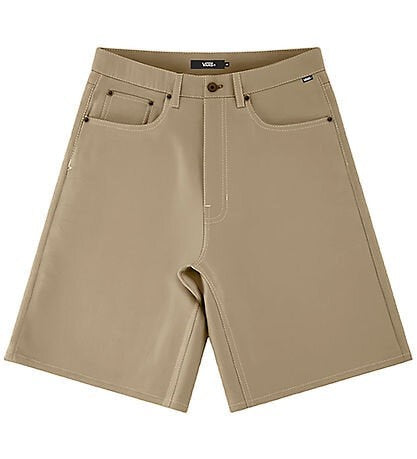 Pantaloncini Bermuda Scugnizzi 0-16 Vans color sabbia in tessuto resistente con cuciture a contrasto e tasche
