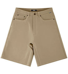 Pantaloncini Bermuda Scugnizzi 0-16 Vans color sabbia in tessuto resistente con cuciture a contrasto e tasche