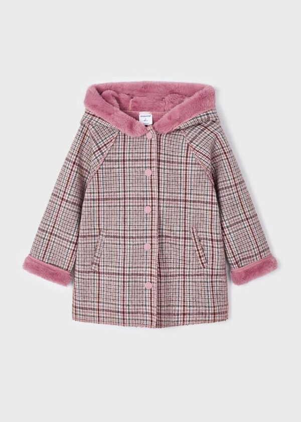 Cappotto quadri double face mayoral bambina