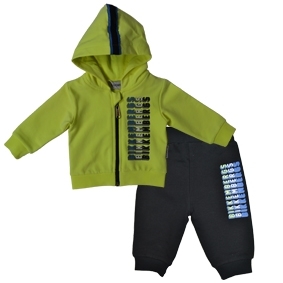 Completo 2 pezzi bikkembergs colore giallo fluo/nero