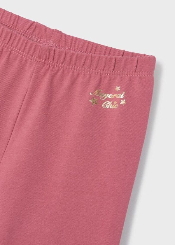 Set 2 leggings basici marronesc mayoral